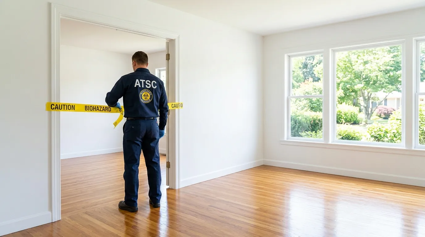 Certified biohazard cleanup crew performing Decomposition Cleanup in Port Lavaca